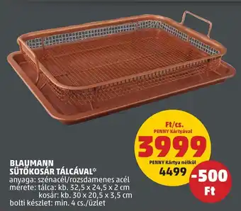 PENNY BLAUMANN SÜTŐKOSÁR TÁLCÁVAL mérete: tálca: kb. 32,5 x 24,5 x 2 cm kosár: kb. 30 x 20,5 x 3,5 cm ajánlat
