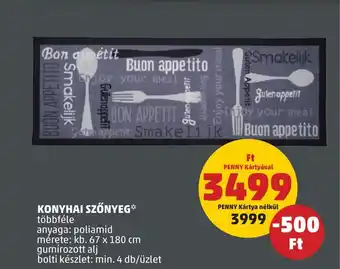 PENNY KONYHAI SZŐNYEG 67x180cm ajánlat