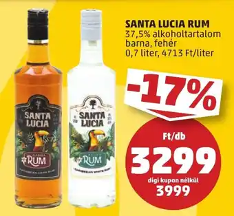 PENNY SANTA LUCIA RUM 37,5% ajánlat