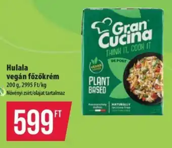 Coop Hulala vegán főzőkrém 200 g ajánlat