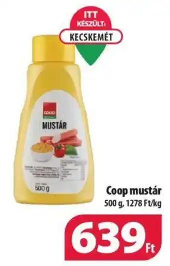 Coop Coop mustár 500 g ajánlat