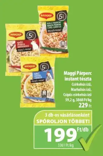 Coop Maggi Párperc instant tészta 59.2g ajánlat