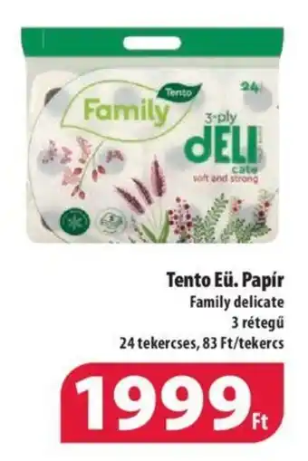 Coop Tento Eü. Papír 24 tekercses ajánlat