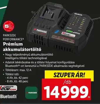 Lidl PARKSIDE PERFORMANCE Prémium akkumulátortöltő 1 db ajánlat