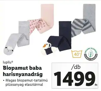 Lidl lupilu Biopamut baba harisnyanadrág 1 db ajánlat