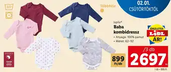 Lidl lupilu Baba kombidressz 3 db ajánlat