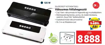 Lidl SILVERCREST KITCHEN TOOLS Vákuumos fóliahegesztő 1 db ajánlat