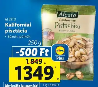 Lidl ALESTO Kaliforniai pisztácia 250 g ajánlat