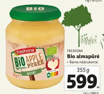 Lidl FRESHONA Bio almapüré 355 g ajánlat