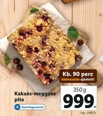 Kakaós-meggyes pite 350 g