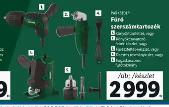 Lidl PARKSIDE Fúró szerszámtartozék 1 db / készlet ajánlat