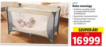 Lidl Baba utazóágy ajánlat