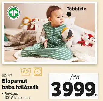 Lidl lupilu Biopamut baba hálózsák ajánlat