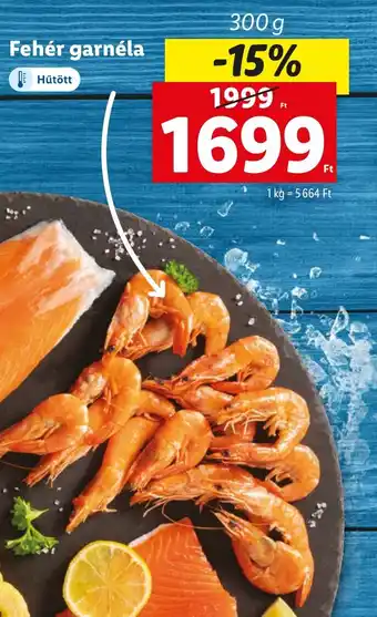 Lidl Fehér garnéla 300g ajánlat