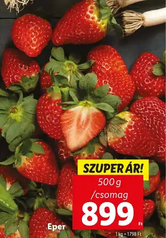 Lidl Eper 500g ajánlat