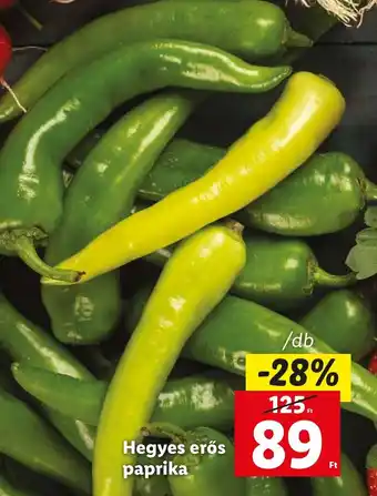 Lidl Hegyes erős paprika db ajánlat