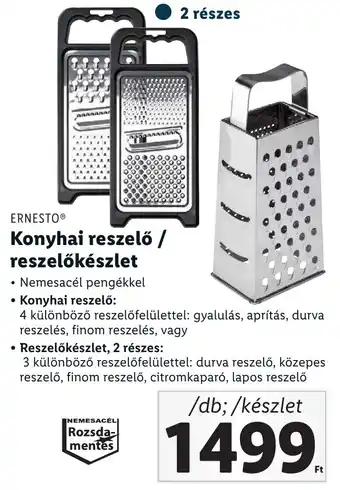 Lidl ERNESTO Konyhai reszelő / reszelőkészlet ajánlat