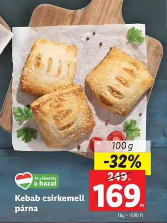 Lidl Kebab csirkemell párna 100g ajánlat