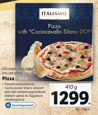 Lidl ITALIAMO / ITALIAMO ITALIAN STYLE Pizza 410 g ajánlat