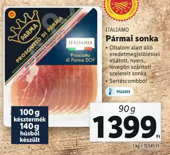Lidl ITALIAMO Pármai sonka 90g ajánlat