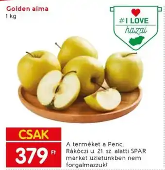 Spar Golden alma 1 kg ajánlat