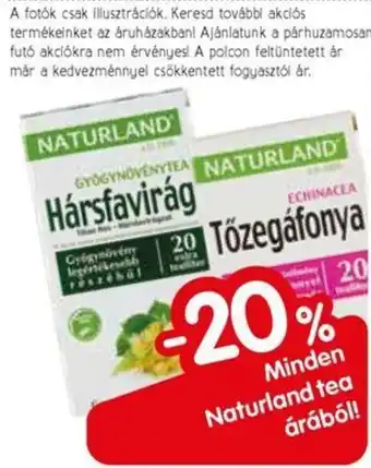 Spar Minden Naturland tea árából! ajánlat