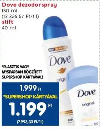 Dove dezodorspray 150 ml