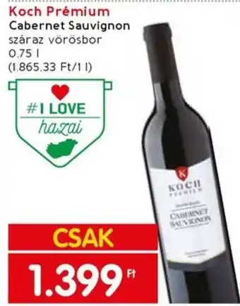 Spar Koch Prémium Cabernet Sauvignon 0.75l ajánlat