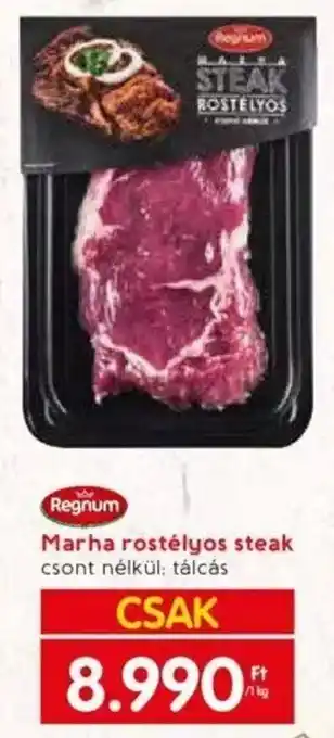 Spar Marha rostélyos steak 1kg ajánlat