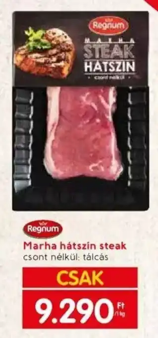Spar Marha hátszín steak 1kg ajánlat
