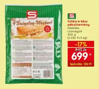 Sütésre kész péksütemény 300g
