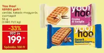 Spar Yoo Hoo! töltött gofri 50g ajánlat