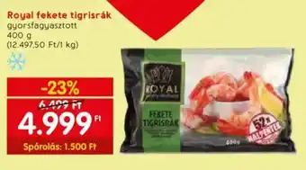 Spar Royal fekete tigrisrák 400g ajánlat