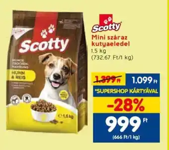 Spar Scotty Mini száraz kutyaeledel 1.5 kg ajánlat
