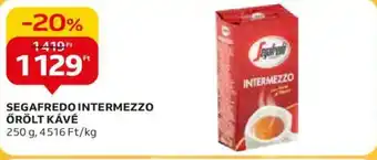 Auchan SEGAFREDO INTERMEZZO ŐRÖLT KÁVÉ 250 g ajánlat