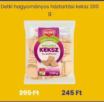 Detki hagyományos háztartási keksz 200 g