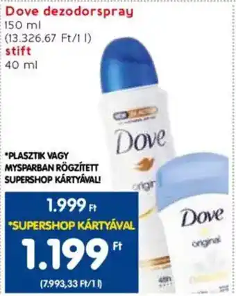 Dove dezodorspray 150 ml