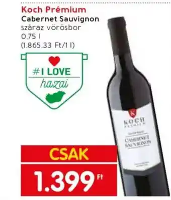 Koch Prémium Cabernet Sauvignon 0,75l