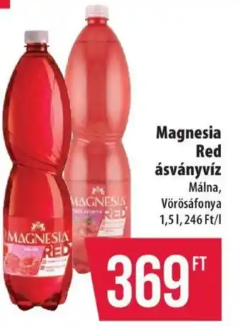 Coop Magnesia Red ásványvíz Málna, Vörösáfonya 1,5l ajánlat