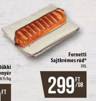 Coop Fornetti Sajtkrémes rúd ajánlat