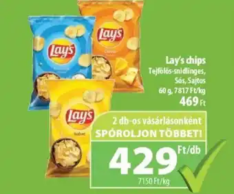 Coop Lay's chips 60g ajánlat