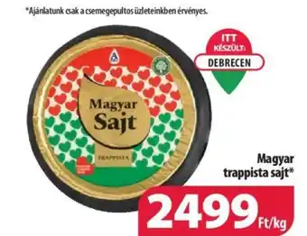 Coop Magyar trappista sajt 1kg ajánlat