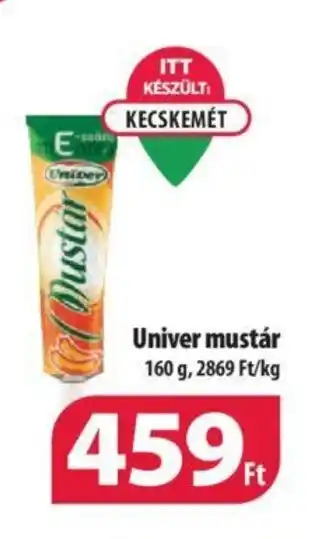 Coop Univer mustár 160 g ajánlat