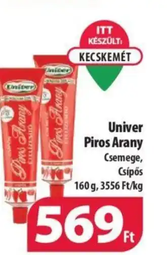Coop Univer Piros Arany 160g ajánlat