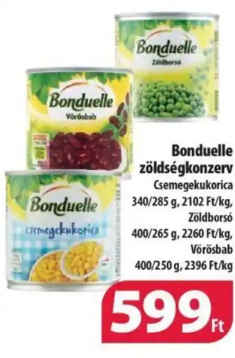 Bonduelle zöldségkonzerv 400g