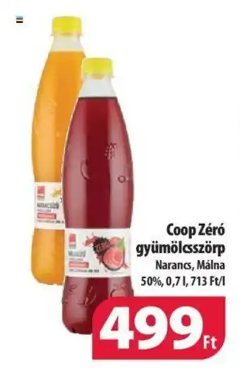 Coop Coop Zéró gyümölcsszörp 0,7l ajánlat