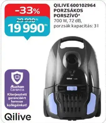 Auchan QILIVE 600102964 PORZSÁKOS PORSZÍVÓ ajánlat