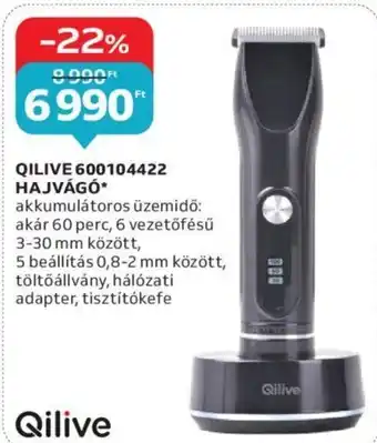 Auchan QILIVE 600104422 HAJVÁGÓ ajánlat