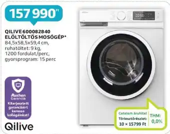 Auchan QILIVE 600082852 MOSÓ-SZÁRÍTÓGÉP ajánlat