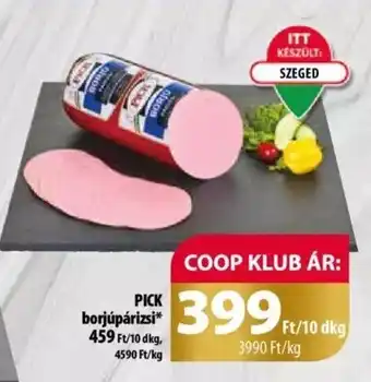 Coop PICK borjúpárizsi 10dkg ajánlat